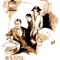  'Now! Now it will write!' 1925 Illustration