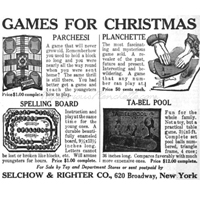 Scientific American Selchow & Righter, Christmas 1919 