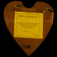 The Matthew Wilson planchette, gift from Robert Dale Owen. Collection of Missouri History Museum, St. Louis