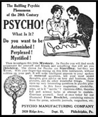 Psycho Ad, Life Magazine 1914
