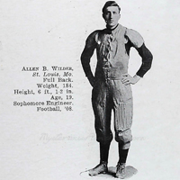 Allen B. Wilder, Full Back, 1908

